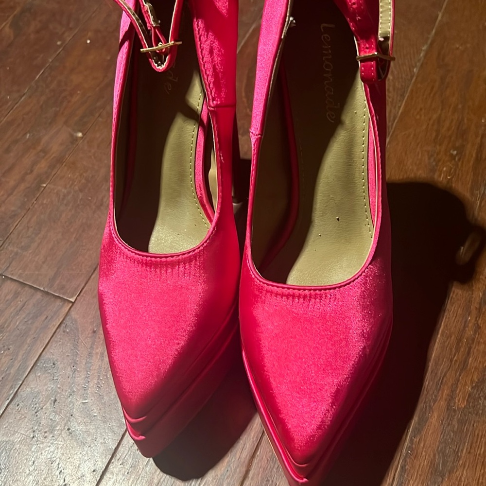 Hot pink with little spots but overall are still pretty
